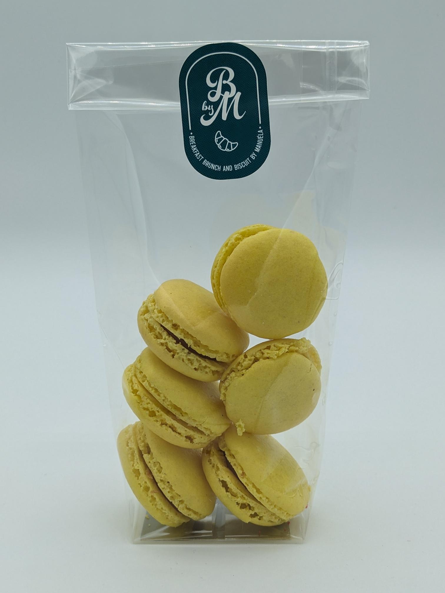 Sachet de 6 macarons citron