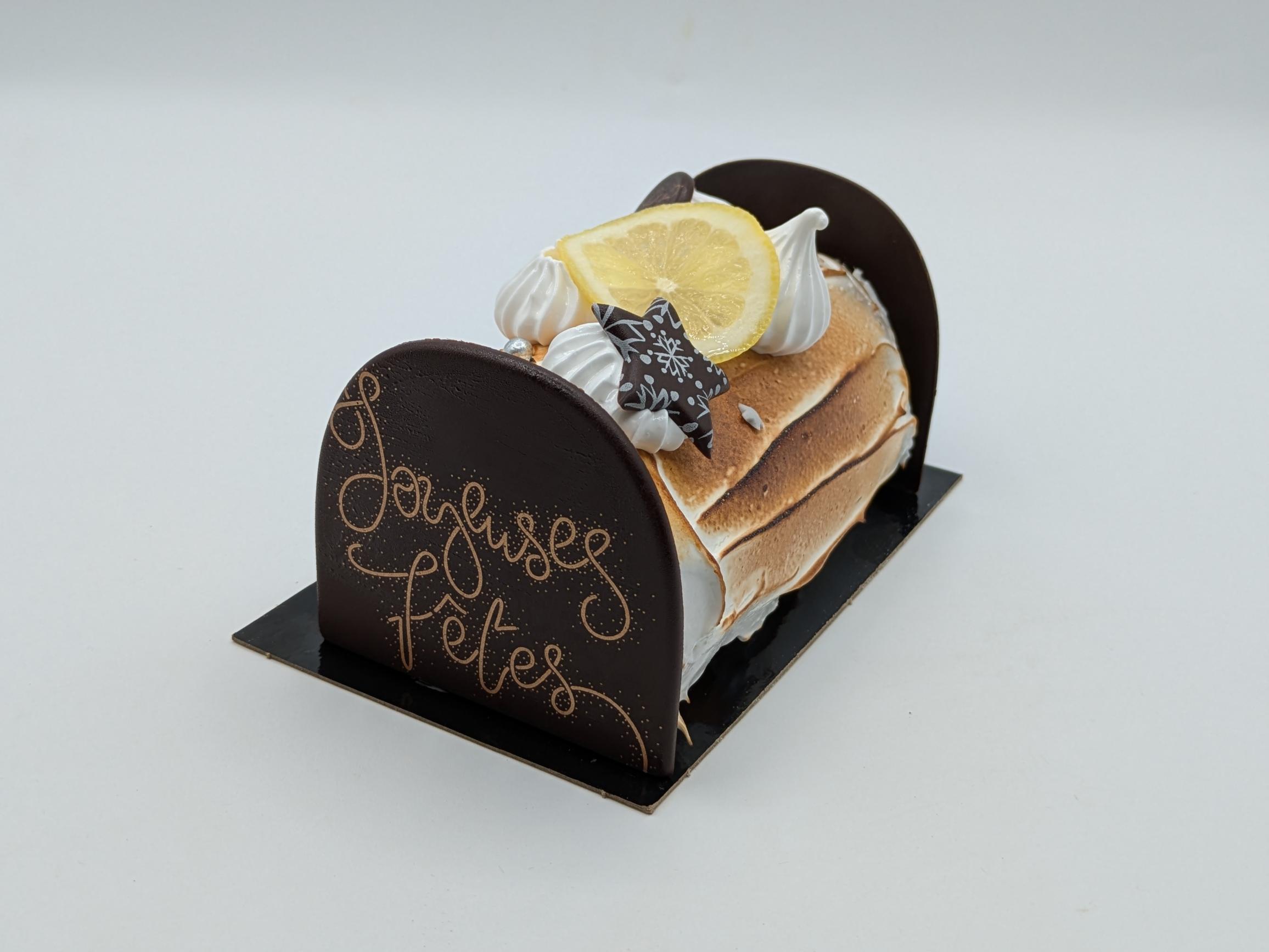 Bûche citron meringuée